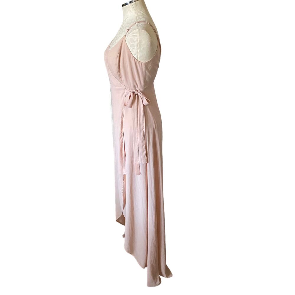 Show Me Your MuMu Mariah Wrap thin strap v-neck party barbiecore Dress Large - Picture 3 of 10